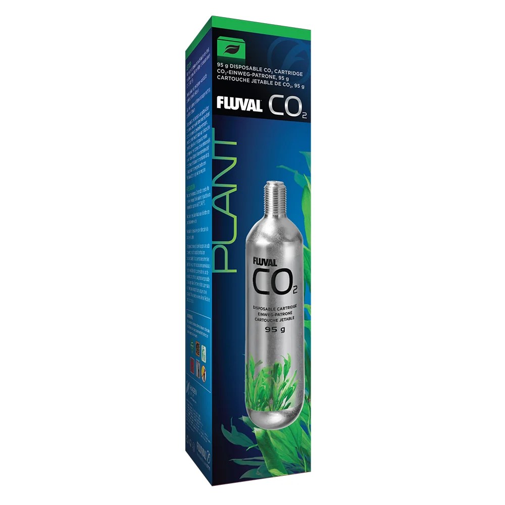 Pressurized CO2 Disposable Cartridge, 95 g Fluval USA