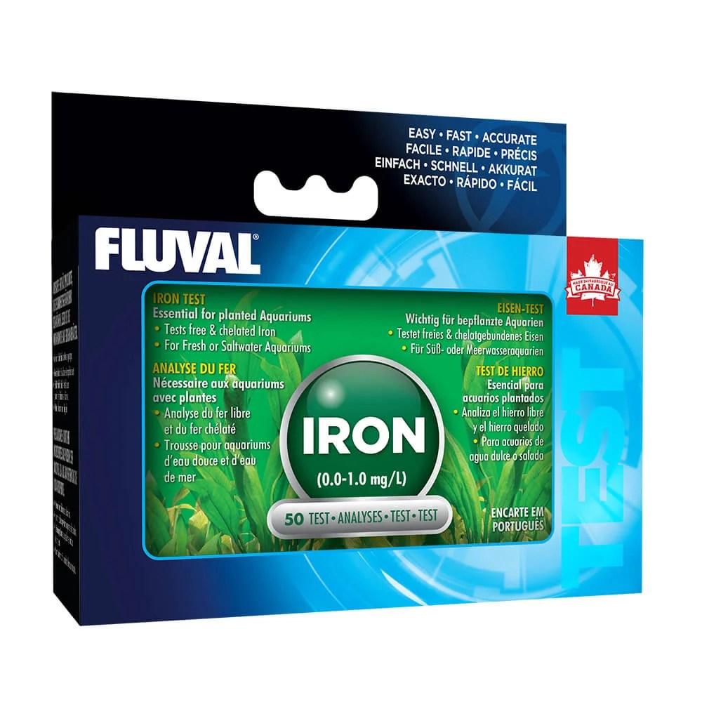 Fluval Iron Test Kit, 0.01.0 mg/L (50 tests) for your aquarium