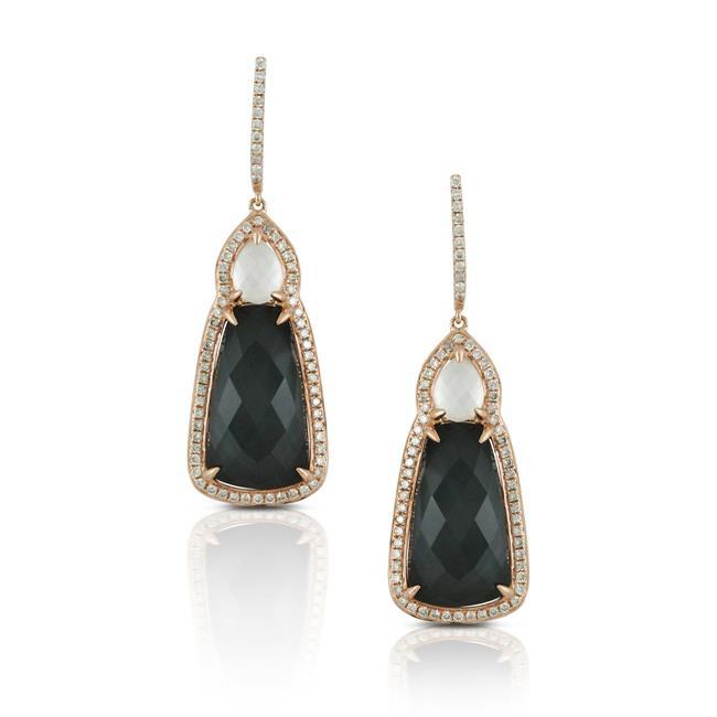 White Topaz Hematite Earrings Antons Fine Jewelry Baton Rouge