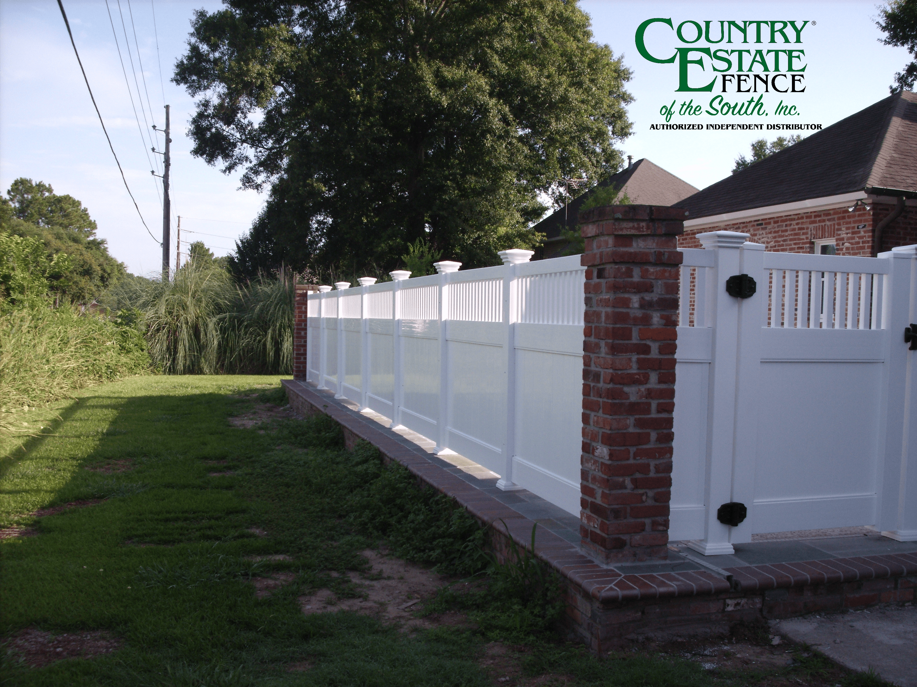 Vinyl Fencing Country Estate Fence of The South Vinyl & Aluminum