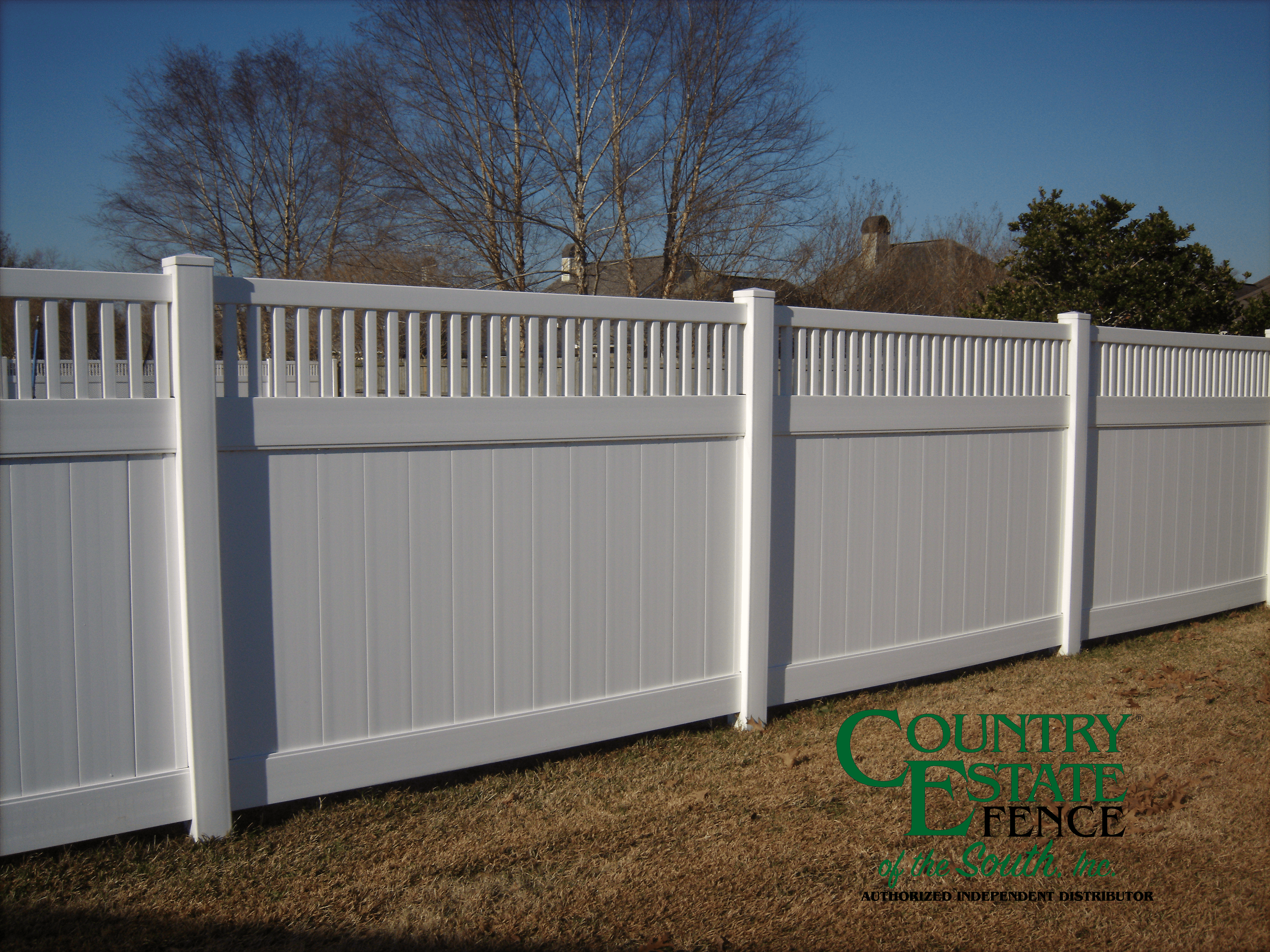 Vinyl Fencing Country Estate Fence of The South Vinyl & Aluminum