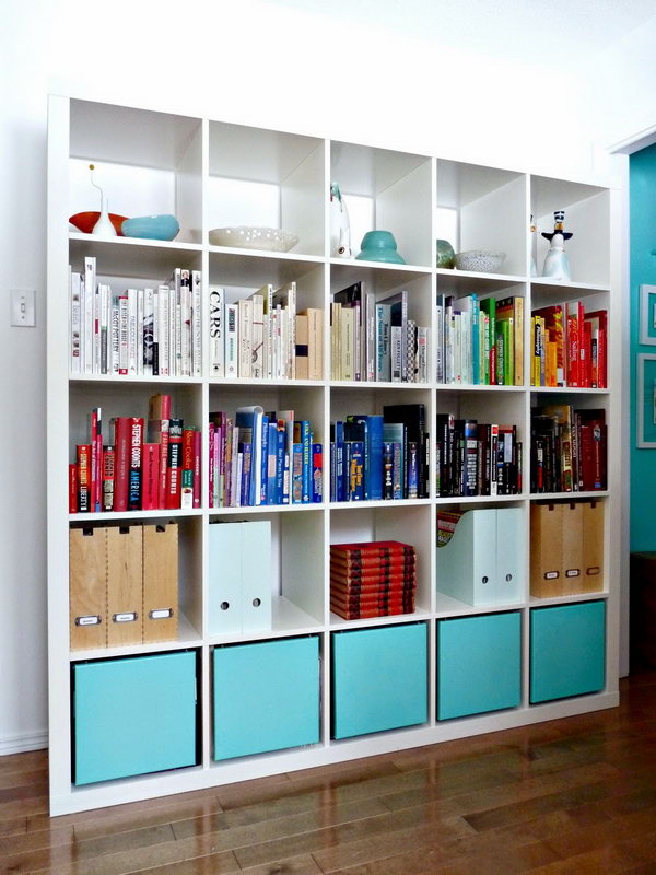 25+ IKEA Kallax or Expedit Shelf Hacks