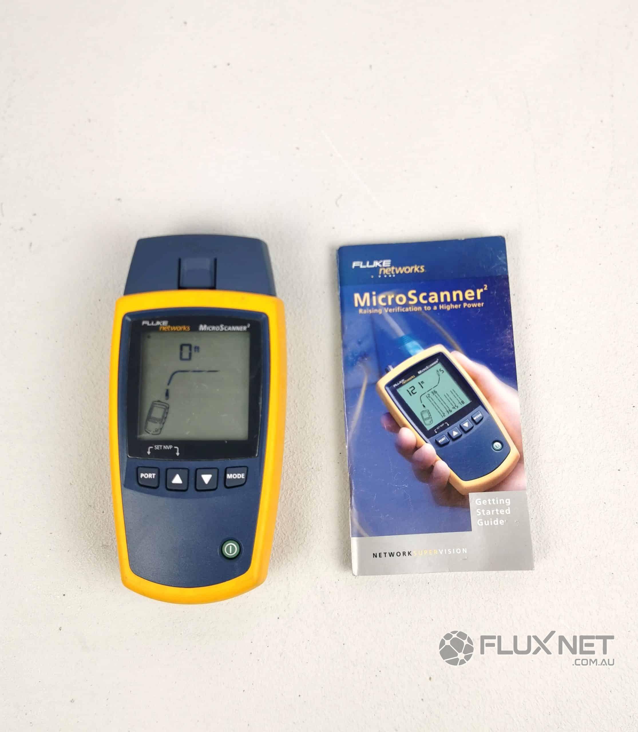 Fluke Networks MS2100 MicroScanner 2 Cable Verifier Tester