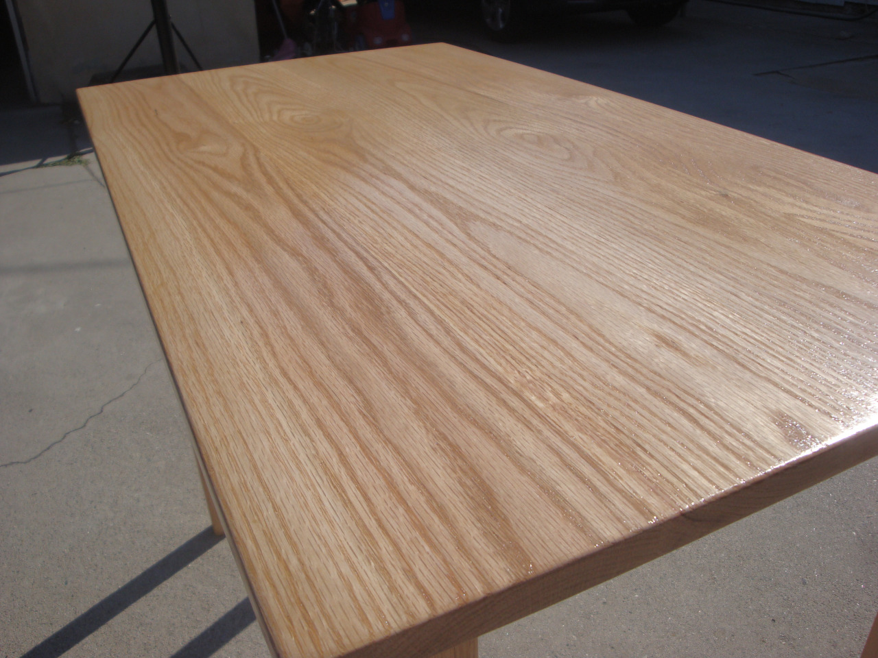 Red oak table