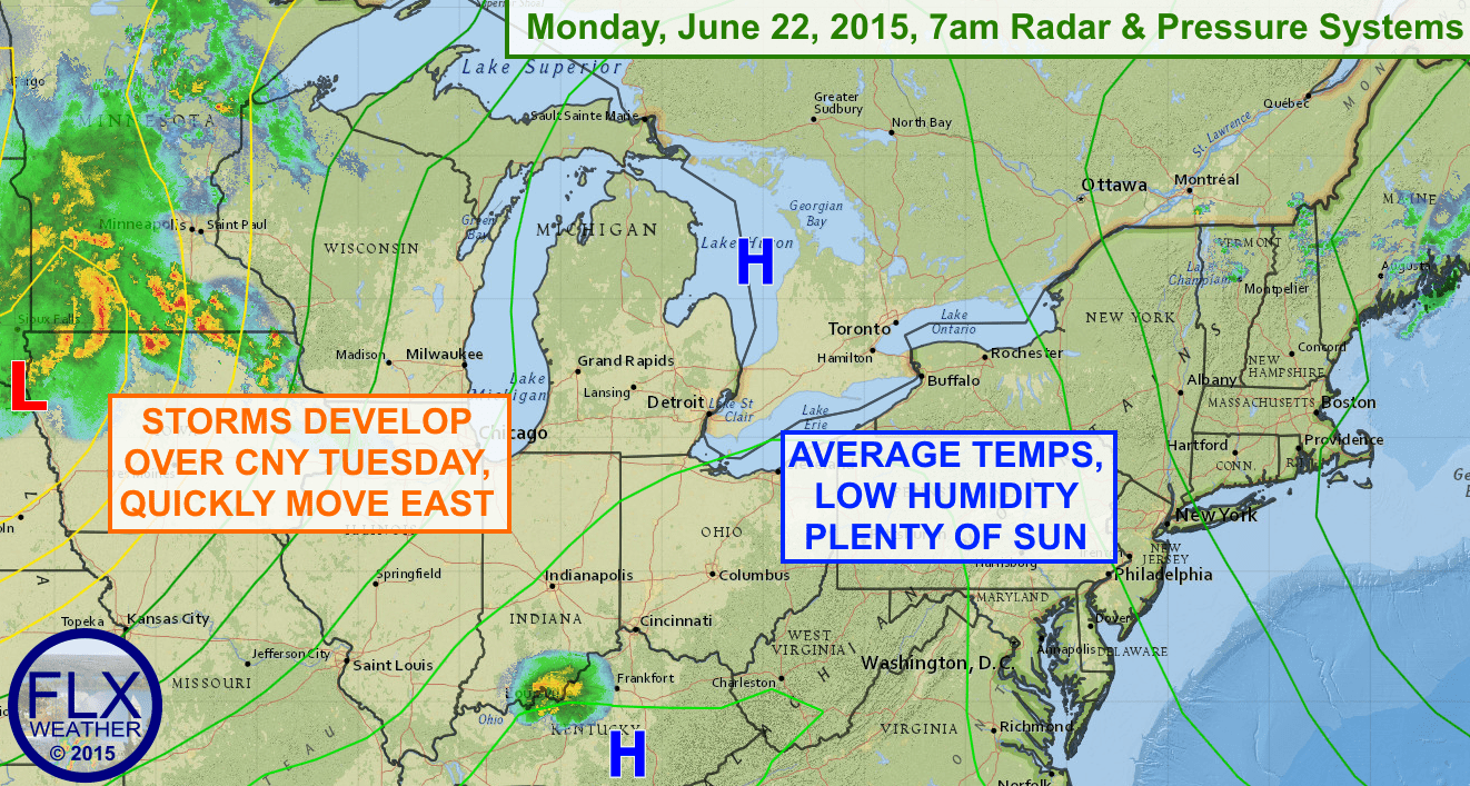 Excellent weather to start the week in the Finger Lakes Finger Lakes