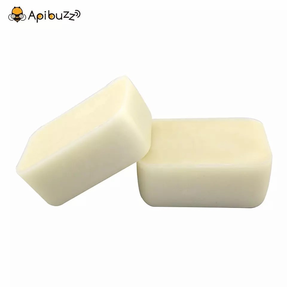 White Pure Beeswax Block Edible Bee Wax Bars