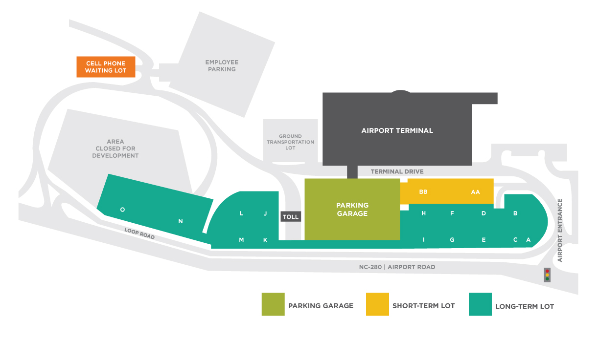 Asheville Nc Airport And Hendersonville Nc Map Parking Asheville Regional Airport