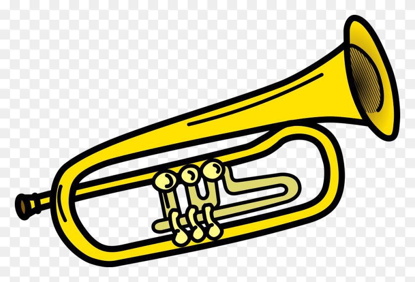 French Horn Royalty Free Vector Clip Art Illustration Mellophone
