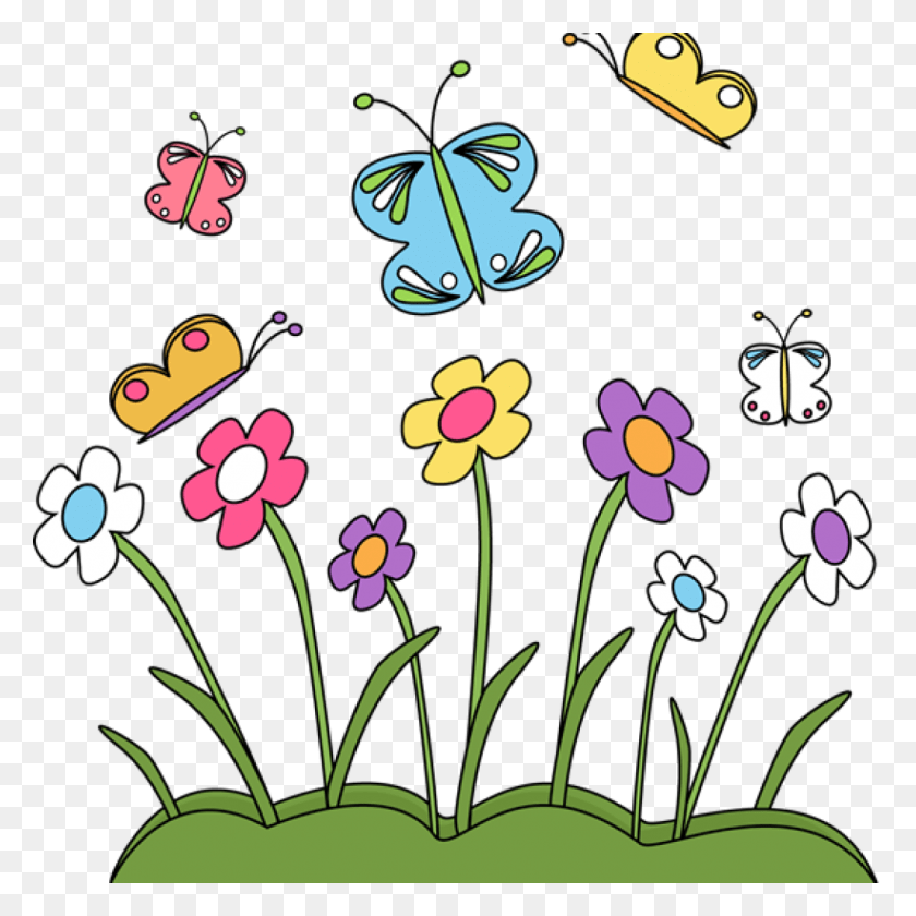 Vector Clipart Butterfly Clipart Flowers And Butterflies Stunning