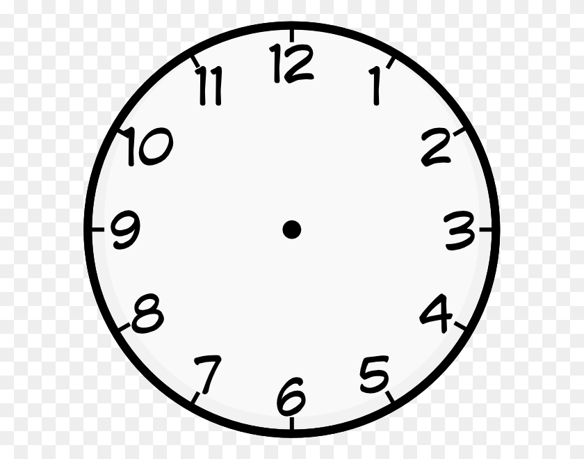 Blank Analog Clock Clip Art