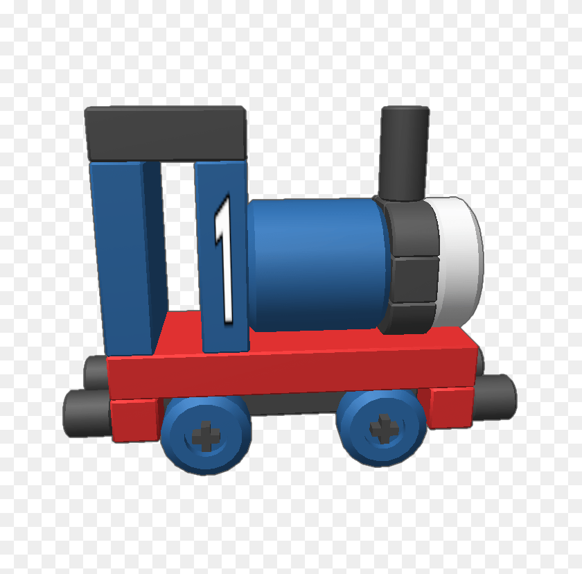 Blocksworld Thomas El Tren Png FlyClipart