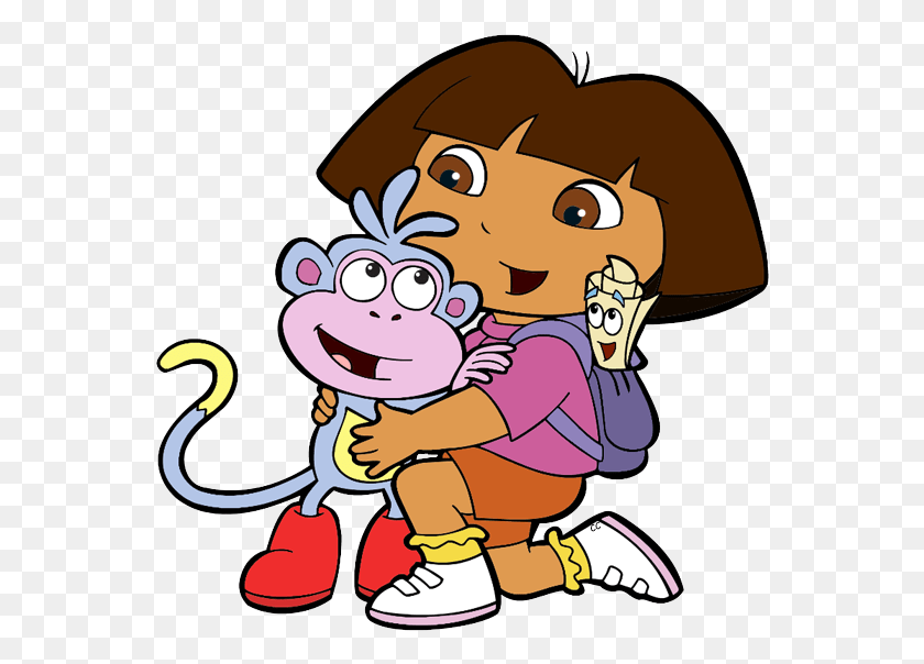 Dora Boots Backpack Map Dora Clipart FlyClipart