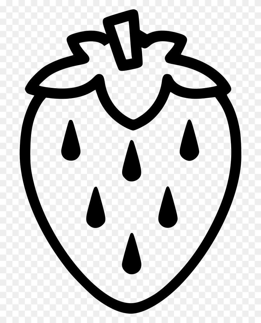 Drawn Strawberry Strawberry Clipart Black And White Stunning free