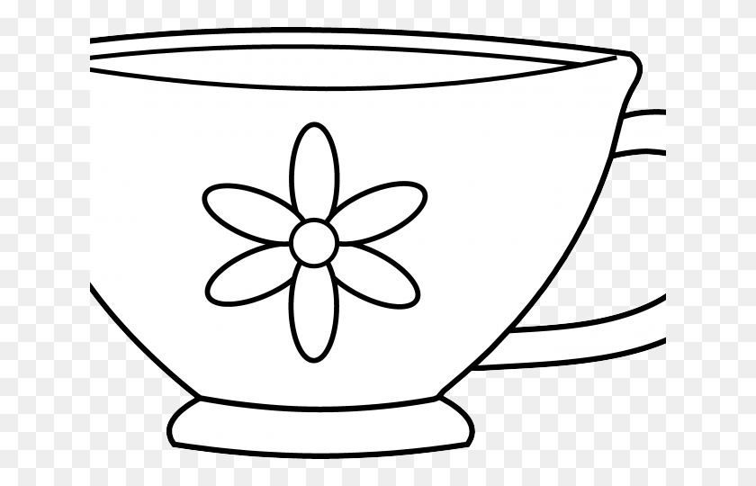 Drawn Tea Cup Teapot Clipart Black And White Stunning free transparent png clipart images