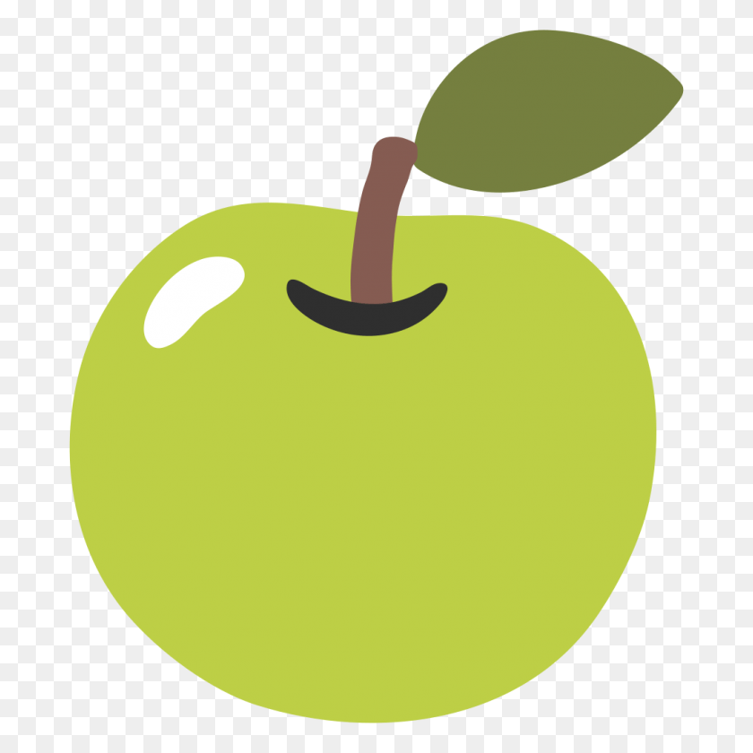Emoji Green Apple PNG Stunning free transparent png clipart images