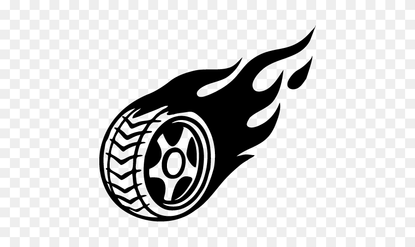 Logotext Tire Burnout Clipart FlyClipart
