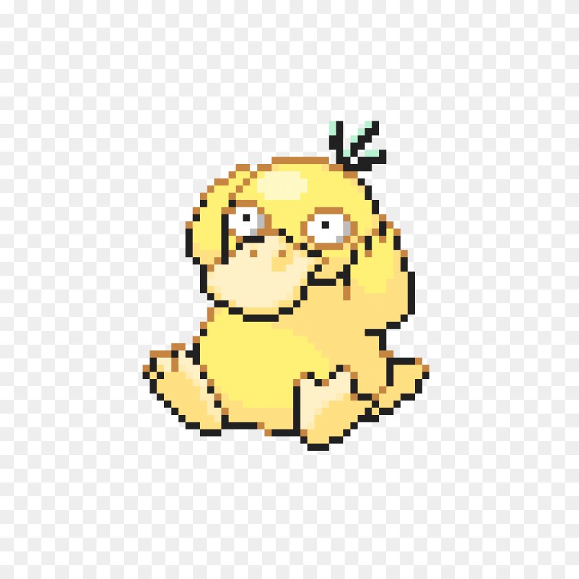 Psyduck Pixel Art Maker Psyduck PNG Stunning free transparent png