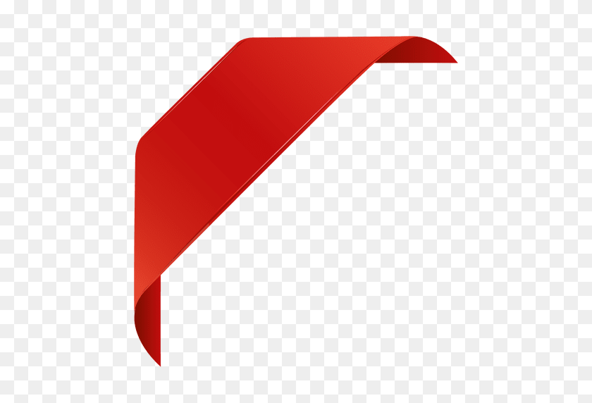 Red Corner Label Red PNG FlyClipart