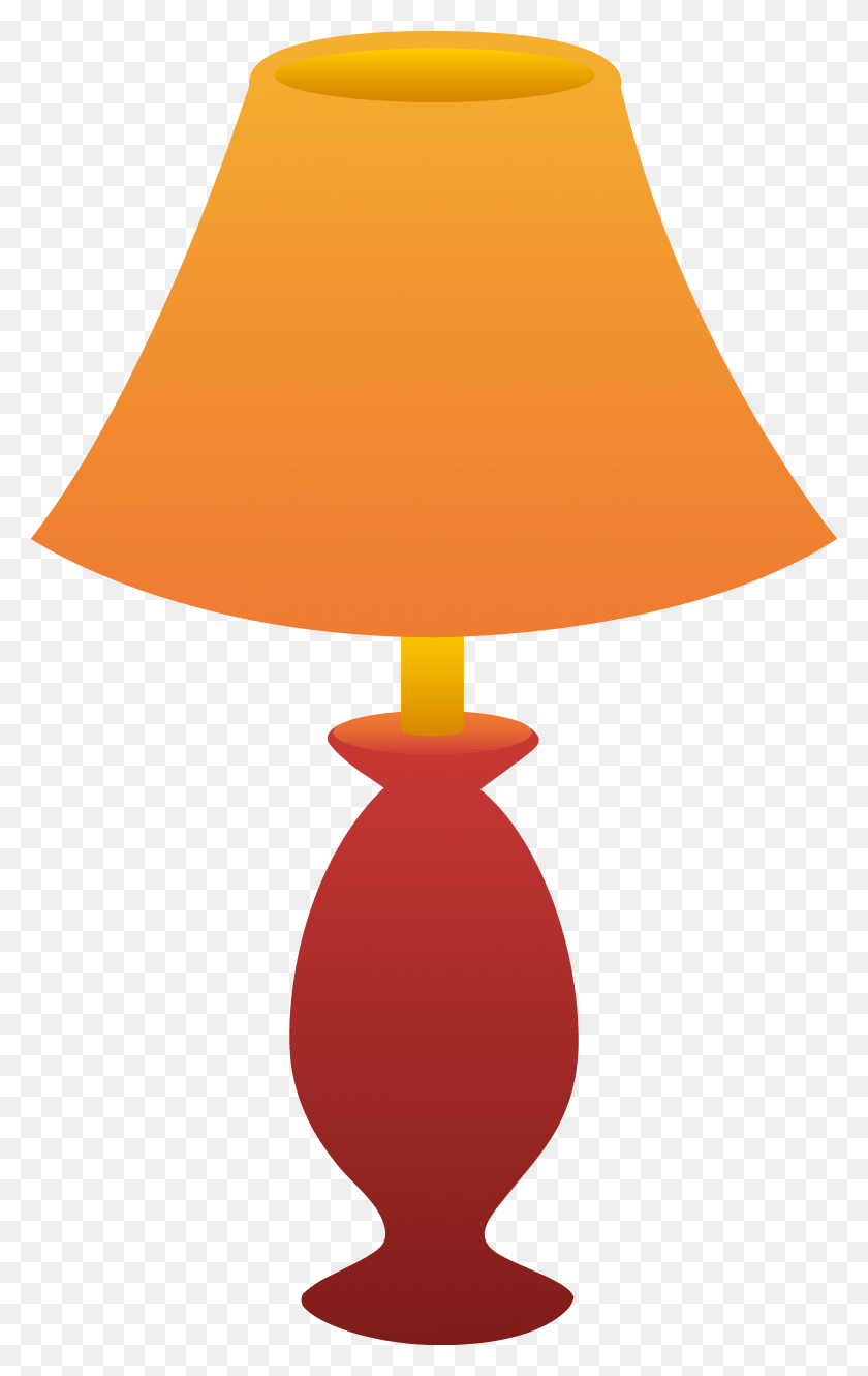 Red Table Lamp Table Clipart FlyClipart