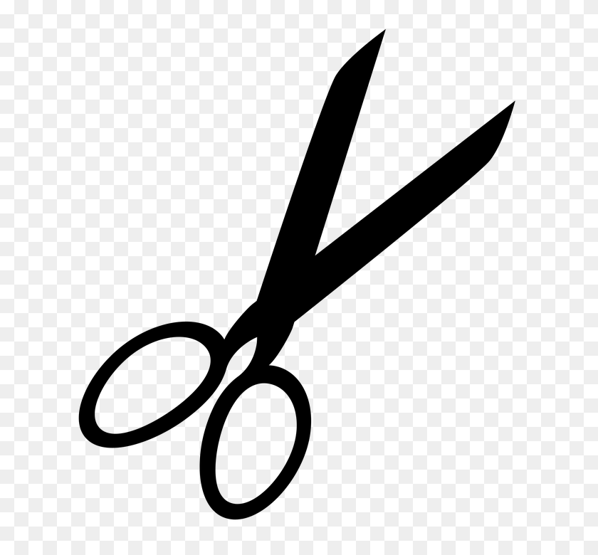 Simple Scissors Cliparts Clipart Scissors Cutting Dotted Line