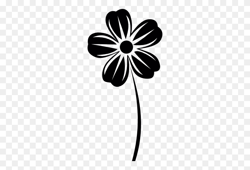 Spring Flowers Clipart Black And White Clip Art Images Spring Flower