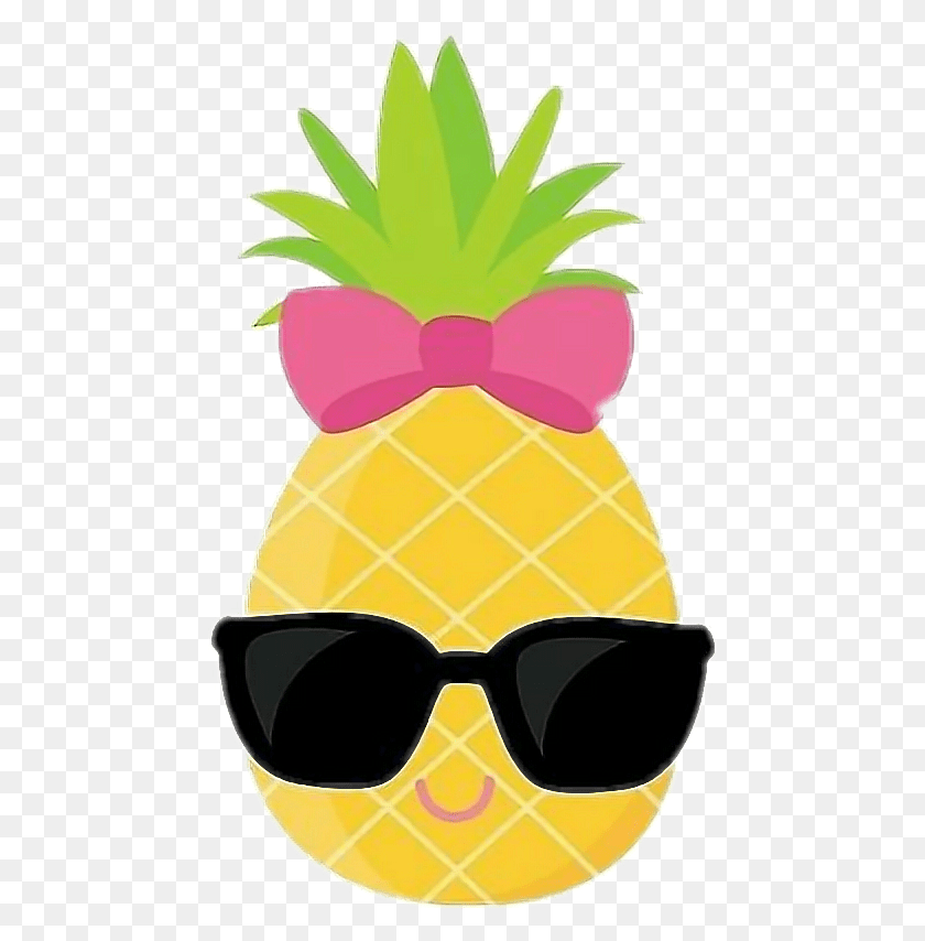 Cartoon Pineapple Cliparts Pineapple Sunglasses Clipart FlyClipart