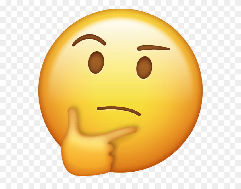 Thinking Face Emoji On Apple Ios Thinking Emoji PNG FlyClipart