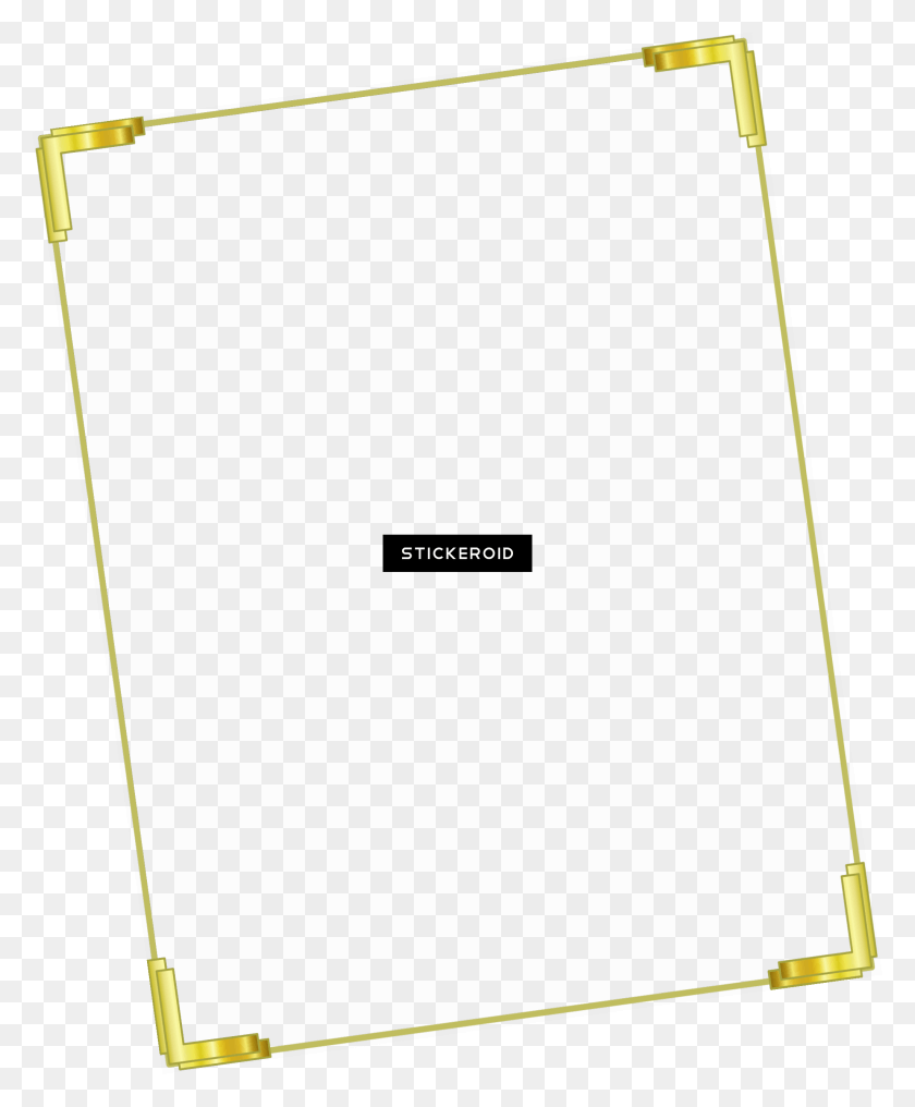 Gold Flower Frame Border Frames Statistical Graphics, Bow, Utility Pole