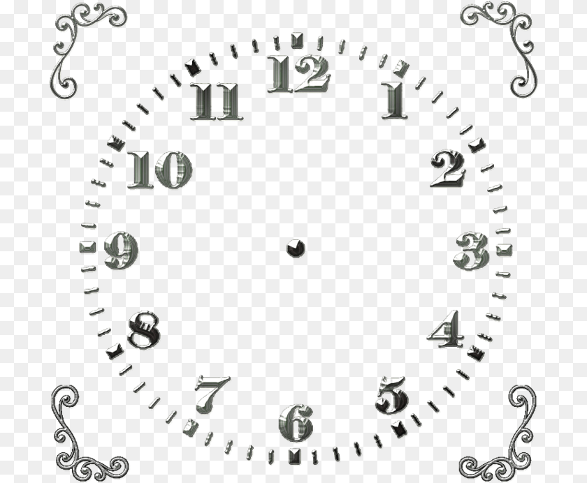 Square Clock Face Printable Square Clock Faces, Analog Clock, Blackboard Sticker PNG FlyClipart