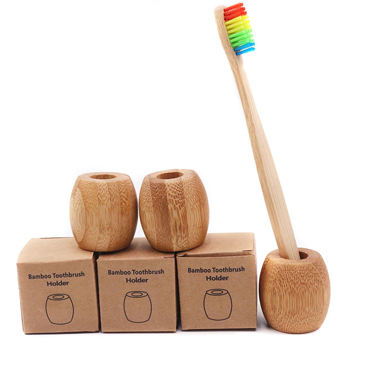 Bamboo Toothbrush Holder
