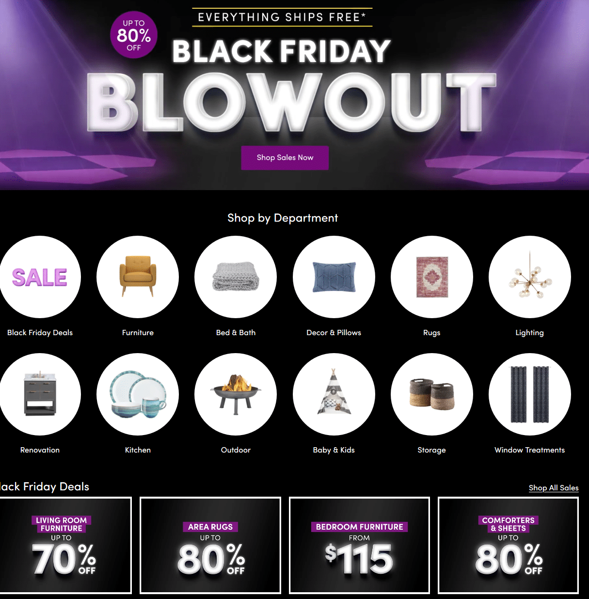 Wayfair Black Friday 2021 Sale Canada