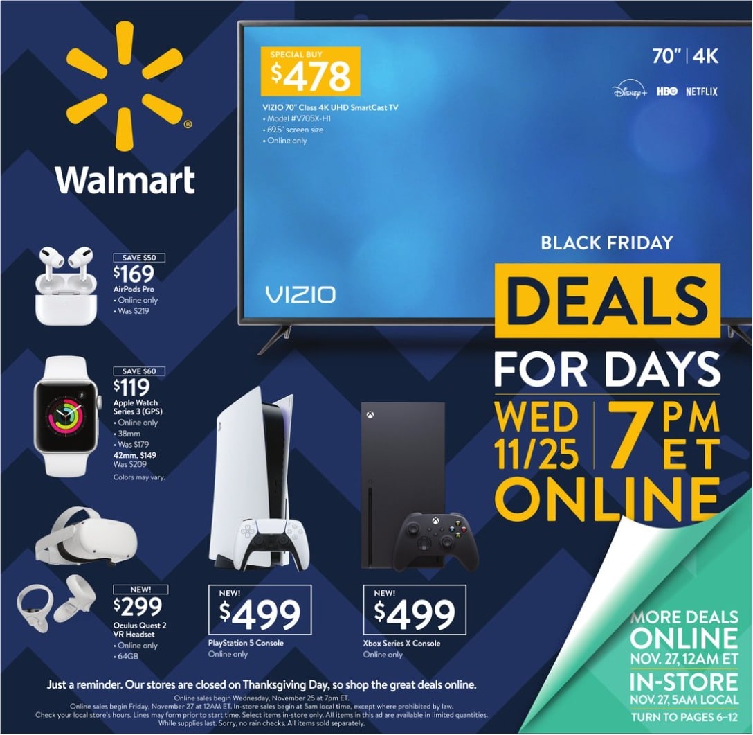 Walmart US Black Friday 2021 Flyer