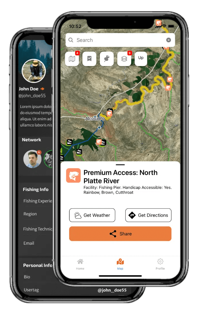 Fly Fishing App Community and Maps // FlyFishFinder