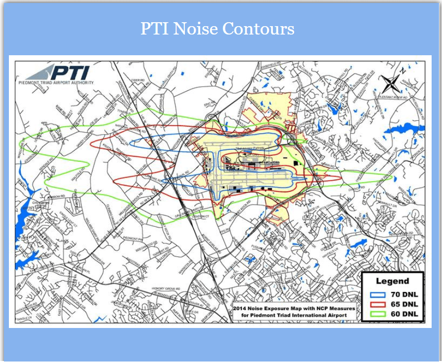 Noise Information Piedmont Triad International Airport