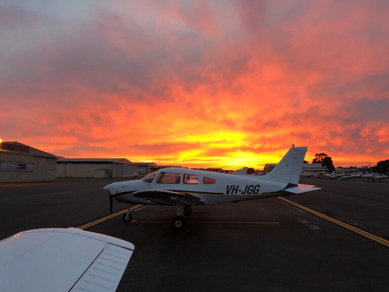 Sunset Australian National Airline College
