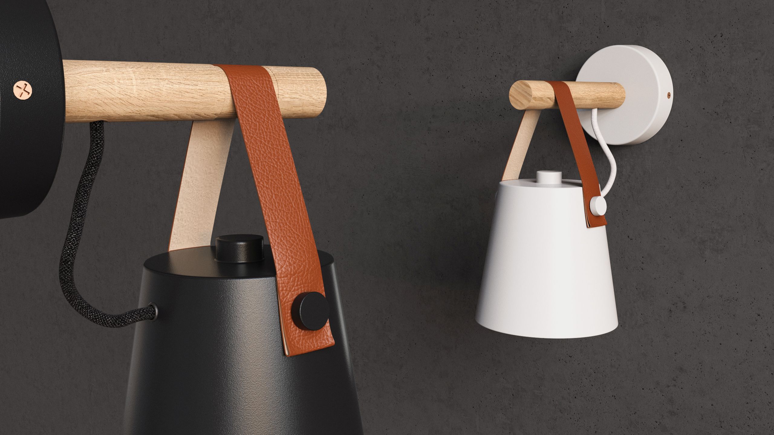 Nordic hanging wall lamp FlyingArchitecture