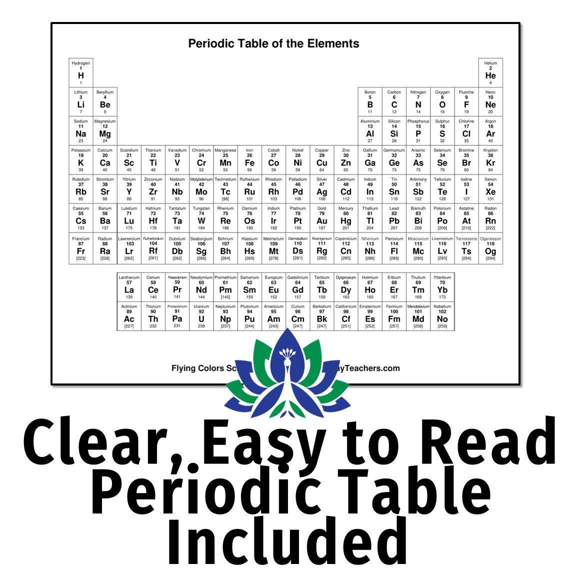 Halloween Science Activity: Periodic Table Decoder - Flying Colors Science