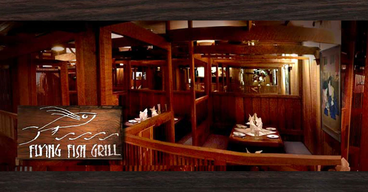 to the Flying Fish Grill in Carmel, California