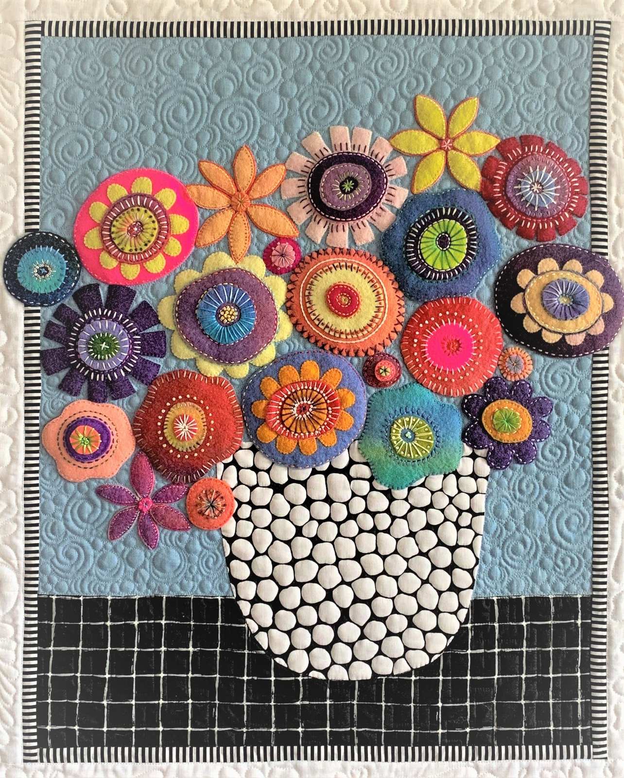 Provence Quilt Flying Fish Kits by Wendy Williams