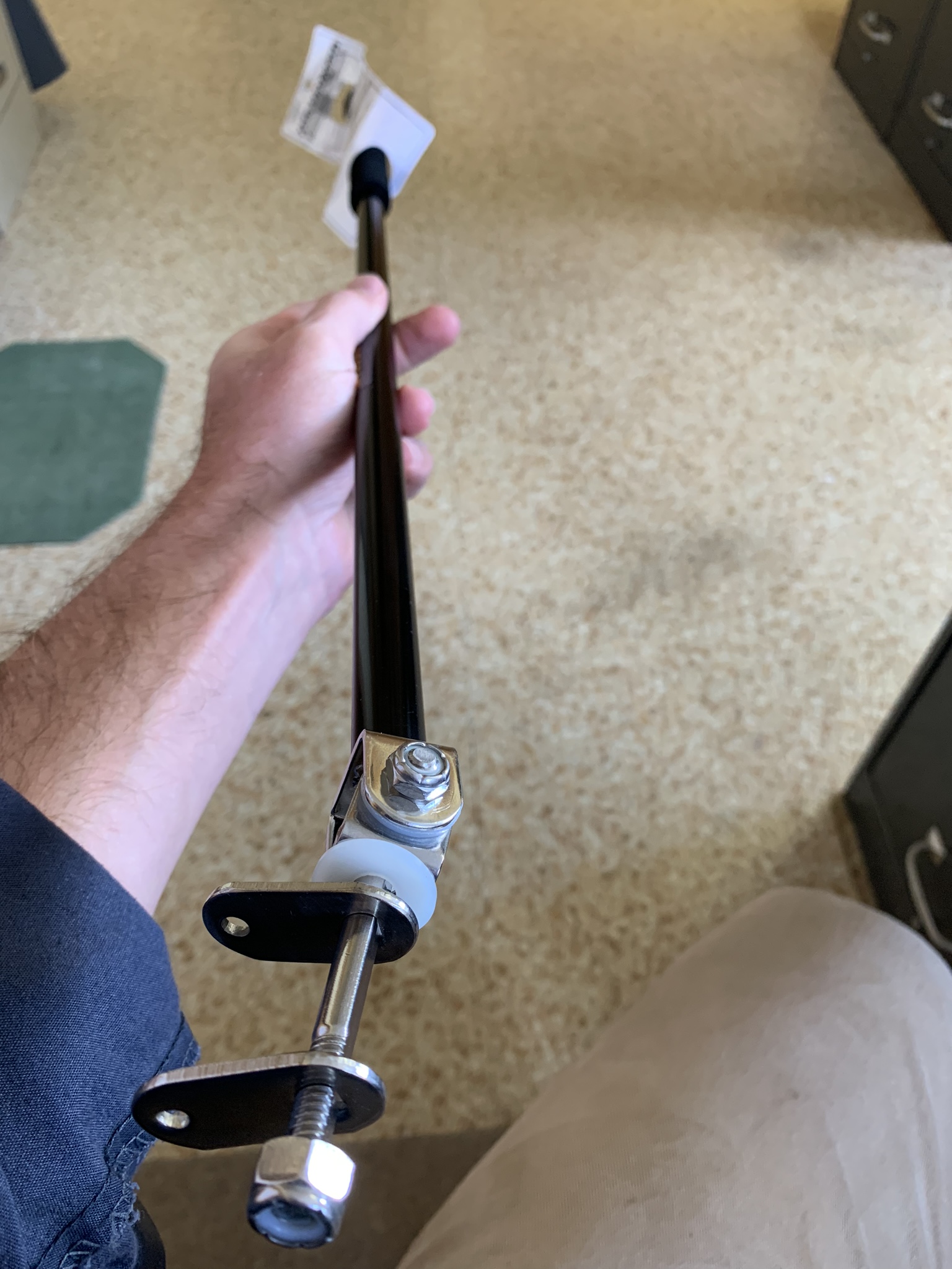 Tiller extension Forespar Staset 36" fixed length through bolt FS