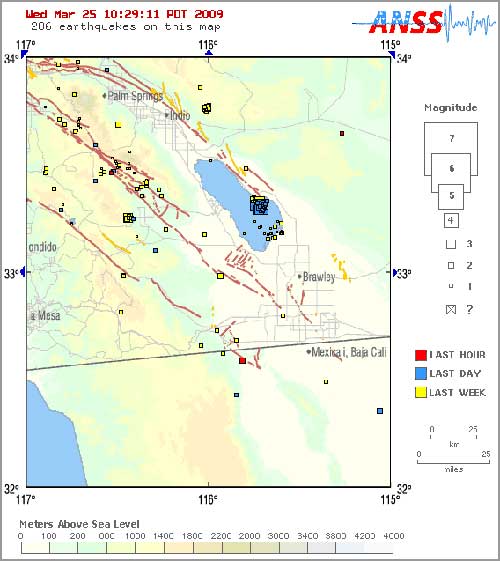 Bombay Beach California Map April 2009 Archive