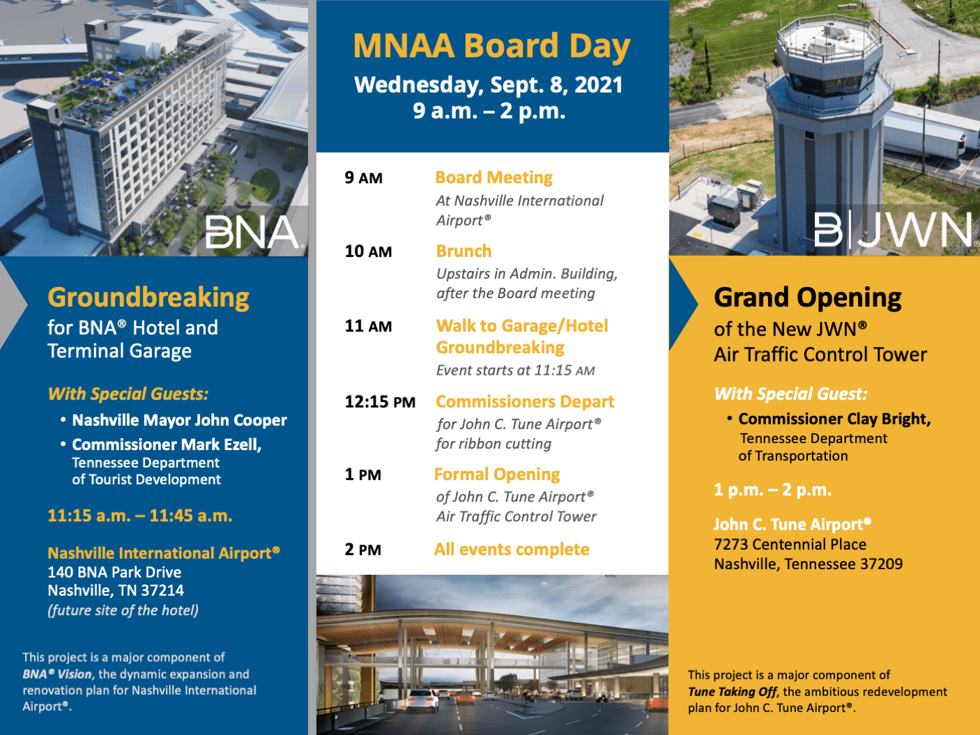 Join Us for Board Day Nashville International Airport BNA