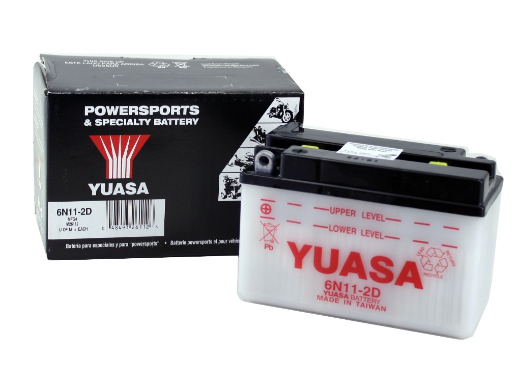 Yuasa 6N112D Honda C70 Passport '80'81 Motorcycle Conventional 6 Volt Battery eBay