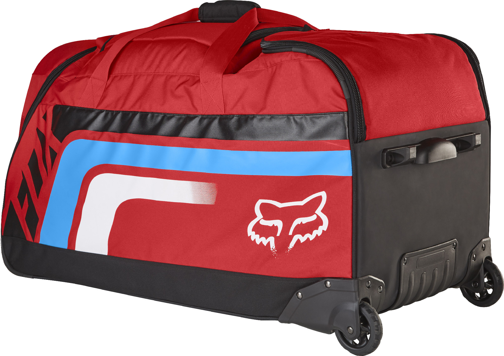 Fox Racing Red/Black/Blue Seca Dirt Bike Shuttle Roller Gear Bag 2017