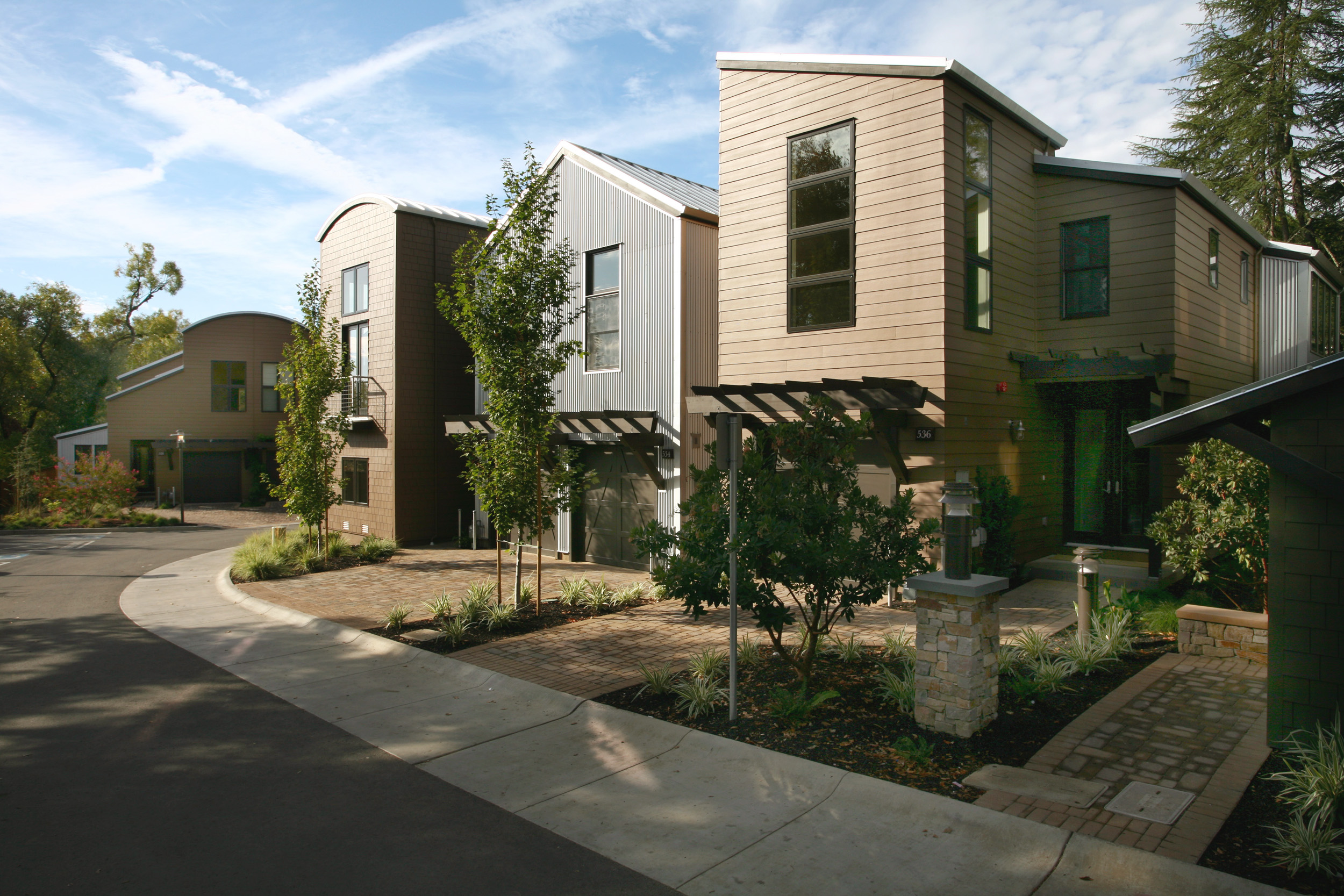 The Grove Healdsburg Townhouses Flynn Architecture