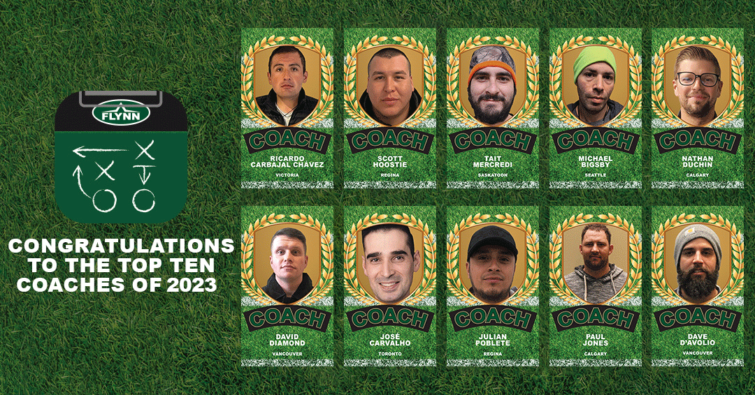 Congratulations to the Top Ten Coaches of 2023! FlynnCrew