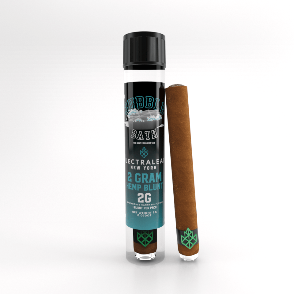 Electraleaf Bubble Bath Hemp Blunt PreRoll 1pack (Indica) 11.35 {2g
