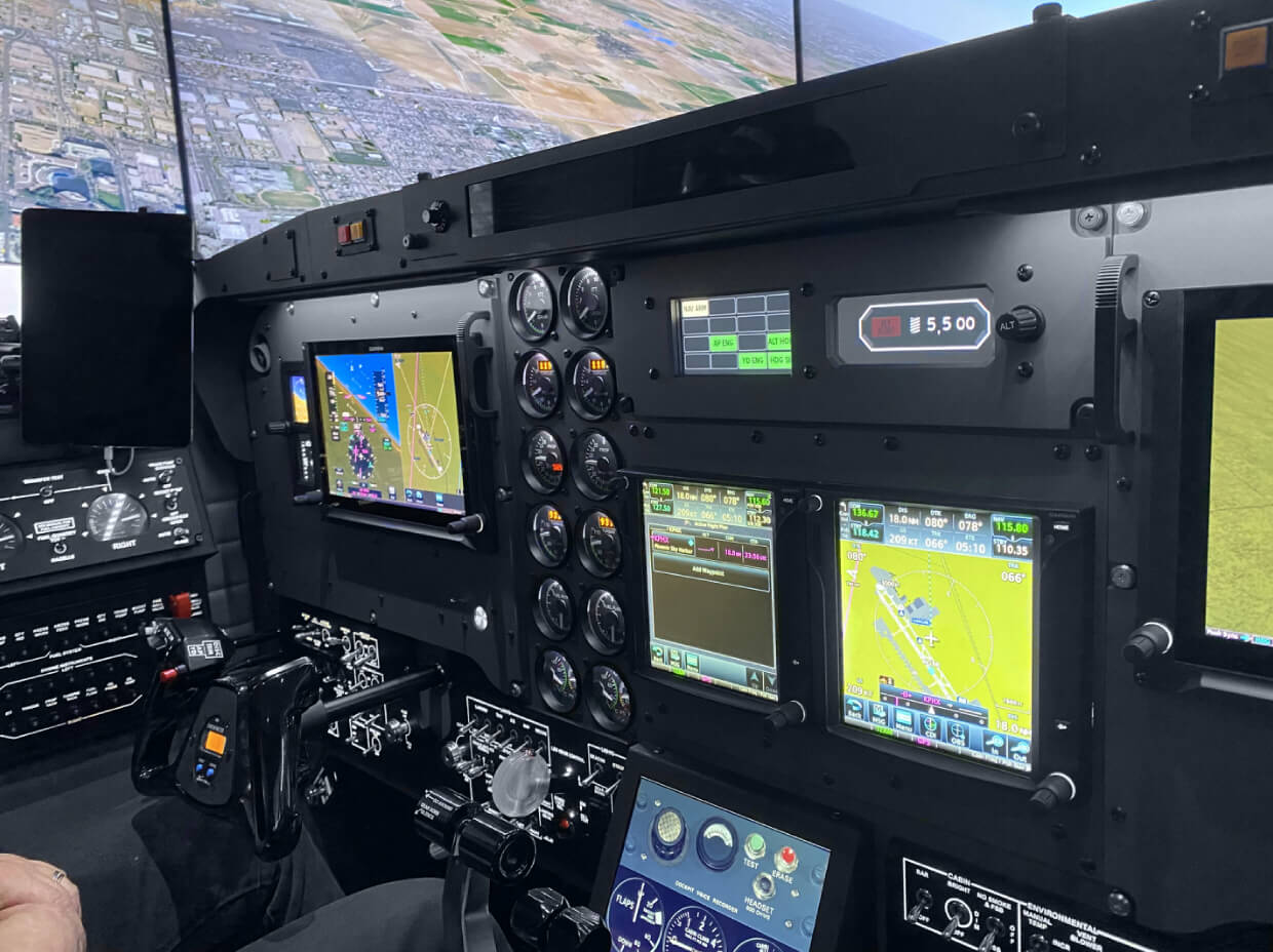 MFD King Air B200 Precision Flight Controls