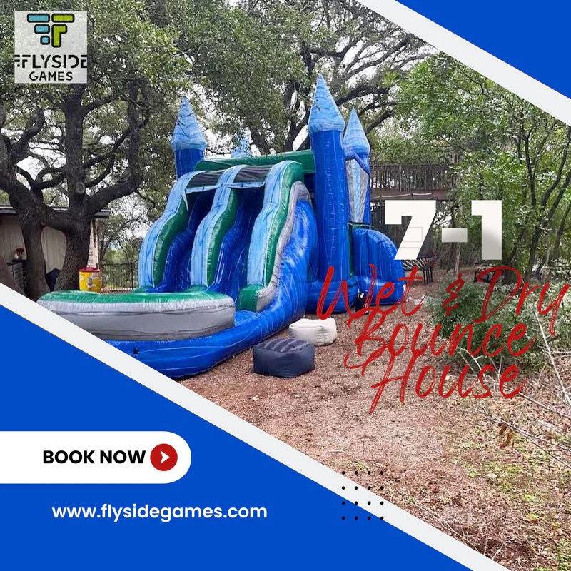 Unleash the Fun with Buda's 7in1 Bounce House & Water Slide Comb