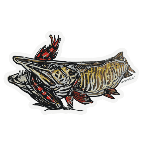 Artist Fly Fishing Stickers Fly Slaps Fly Fishing Stickers and Decals